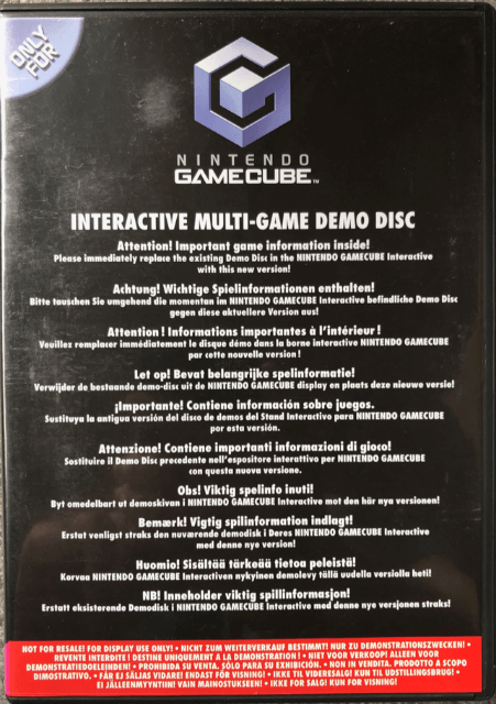 Interactive Multi-Game Demo Disc Version 14 box art for Gamecube